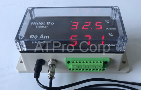 TEMPERATURE AND HUMIDITY MONITORING CONTROLLER (MODEL: AT-THMS 3.1)