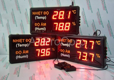 ĐỒNG HỒ ĐO NHIỆT ĐỘ ĐỘ ẨM - AT-THMT-L