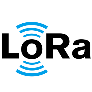 LoRa wireless communication technology logo representing long range low power IoT connectivity for industrial and smart monitoring systems