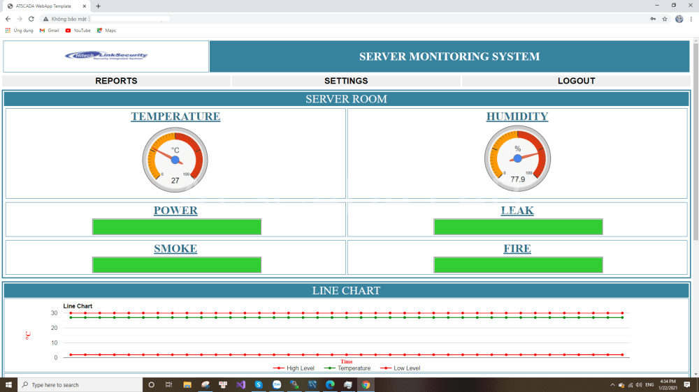 Server-center-environmental-monitoring-system-webform