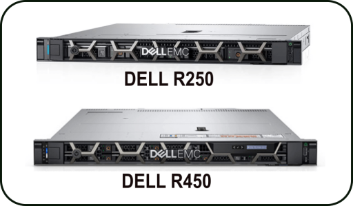 industrial PC server solutions Dell R250 and Dell R450 for SCADA systems