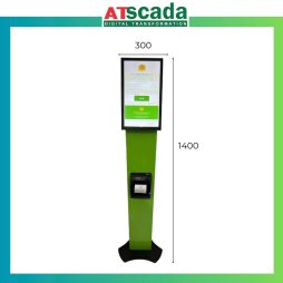 Queue Management Kiosk with Automatic Ticket Dispenser