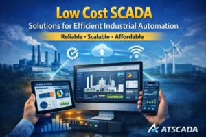 Low Cost SCADA solutions for efficient industrial automation with ATSCADA dashboard on multiple devices